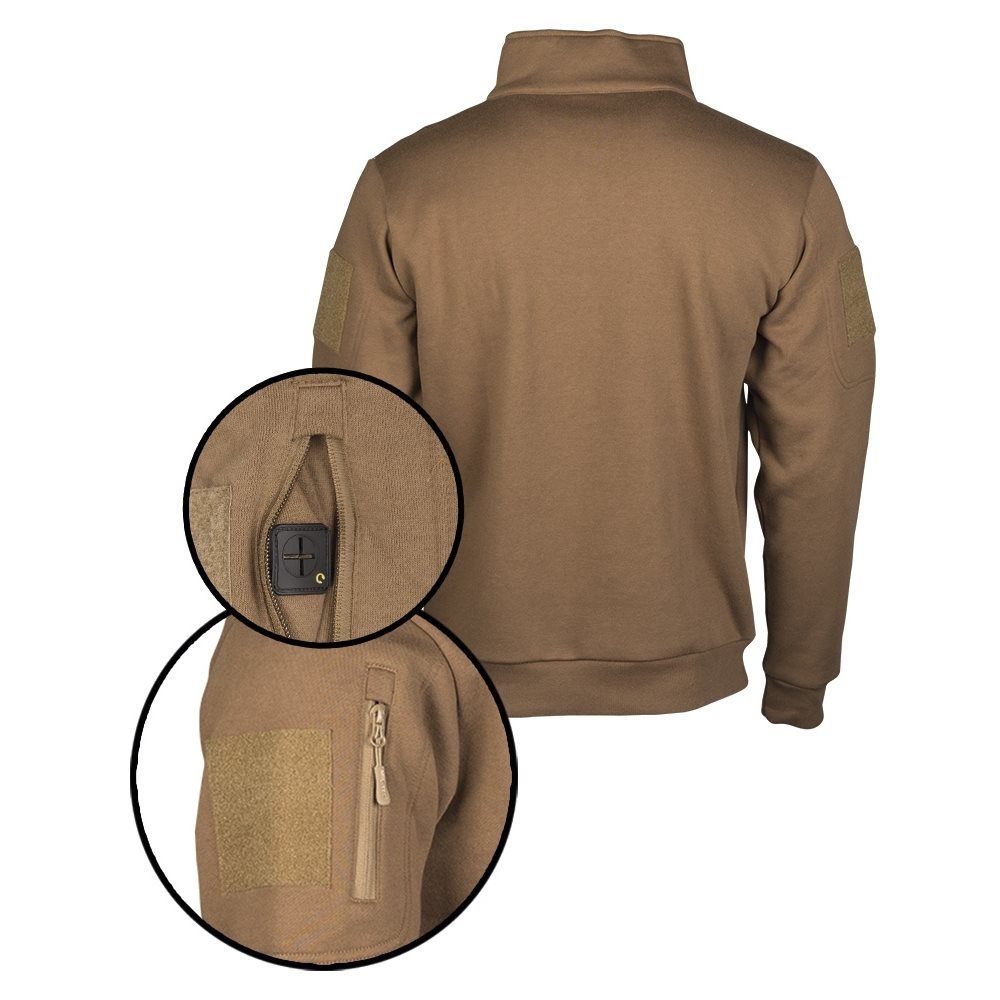 Tactical Sweatshirt DARK COYOTE MIL-TEC® 11472519 L-11
