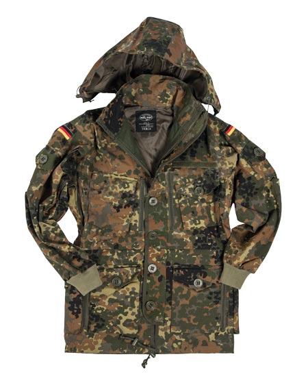 Jacket MIL-TEC rip-stop with a hood Flecktarn MIL-TEC® 11616021 L-11