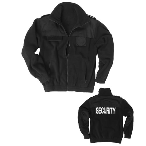 Black security fleece best sale