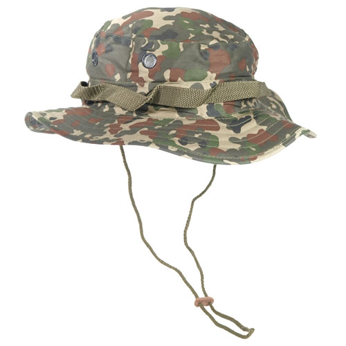 MIL-TEC U.S. JUNGLE hat with popper Flecktarn | MILITARY RANGE