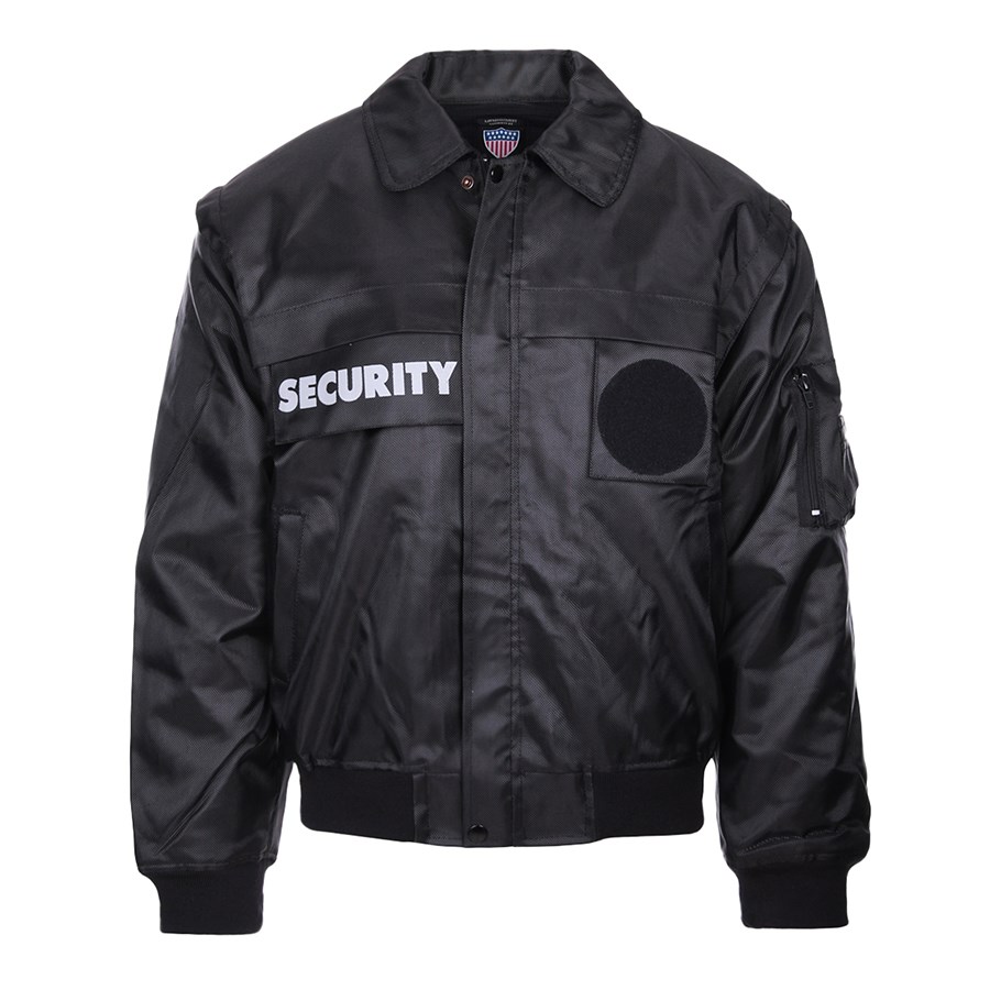 FOSTEX Black SECURITY jacket with liner and zip-off sleeves | Army ...