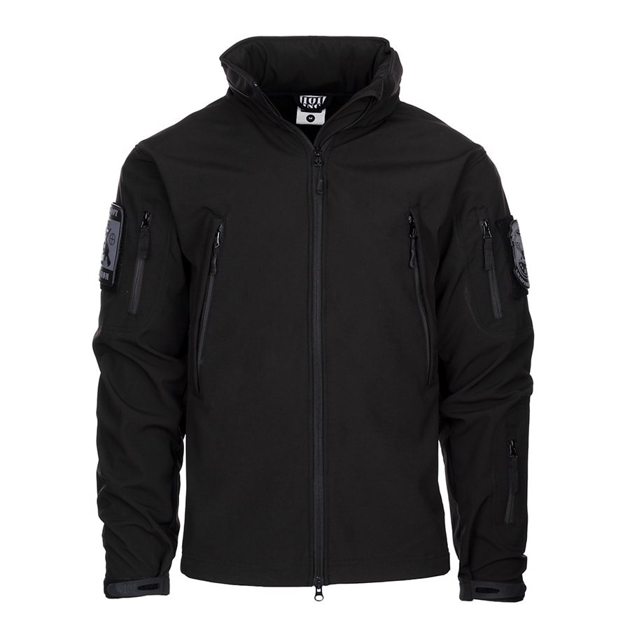 Softshell Tactical jacket 101 INC BLACK 101INC 129840B L-11