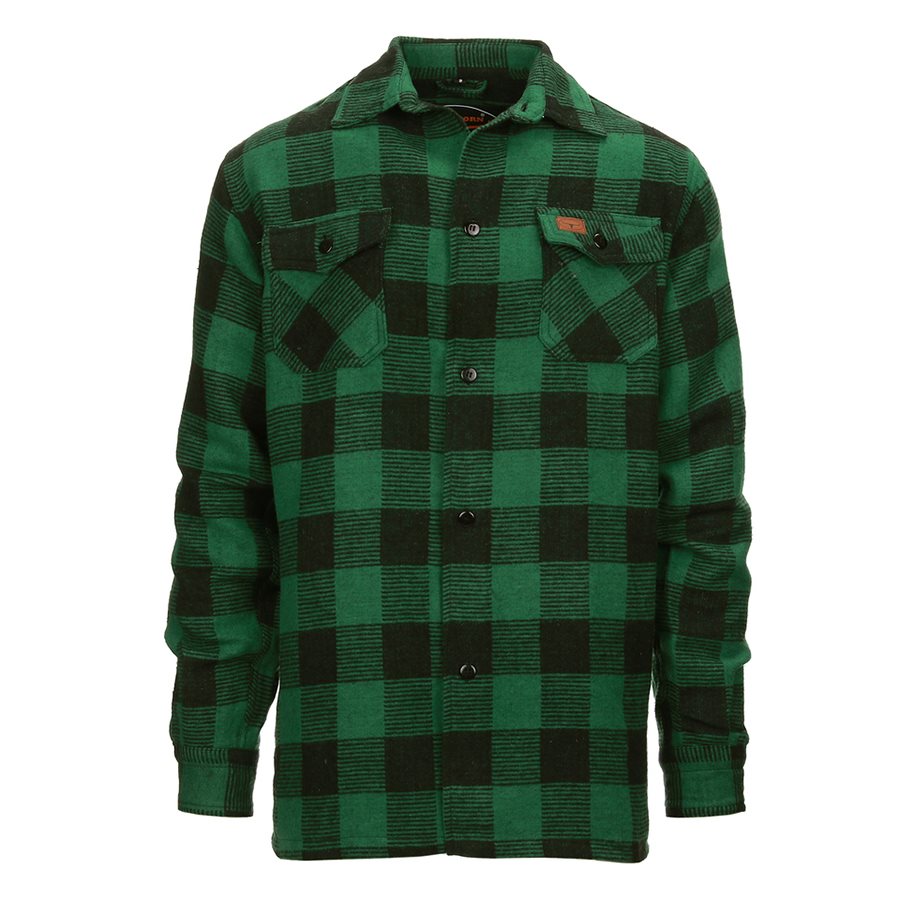 Lumberjack flannel shirt BLACK/GREEN FOSTEX 135301BLACKGREEN L-11