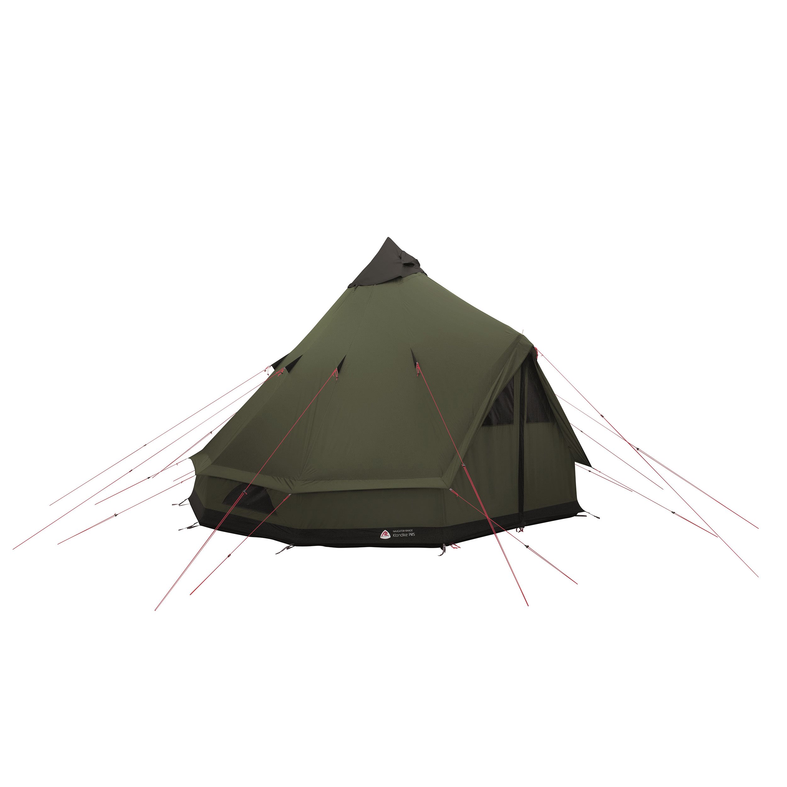 Tent 6 persons KLONDIKE PRS GREEN ROBENS 152177 L-11