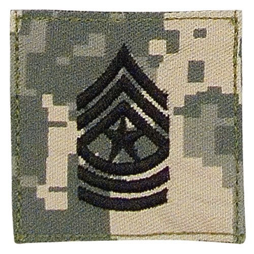 Sergeant Patch Rang Patch the rank of SERGEANT MAJOR ARMY DIGITAL CAMO | MILITARY RANGE