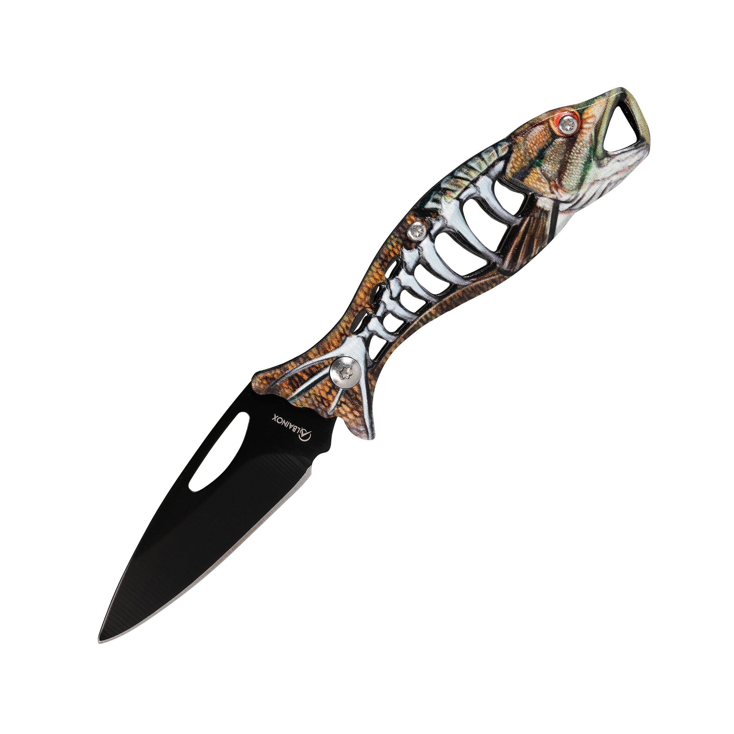 Albainox Folding Knife FISHING GREEN