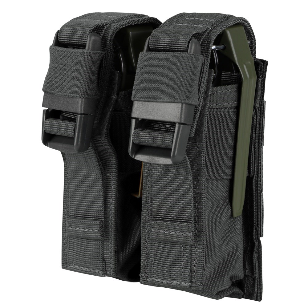 CONDOR OUTDOOR Pouch MOLLE FLASHBANG DOUBLE BLACK | MILITARY RANGE