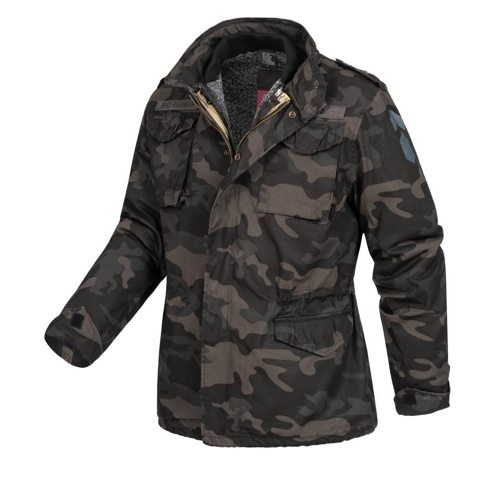 M65 Regiment Jacket with liner BLACK CAMO