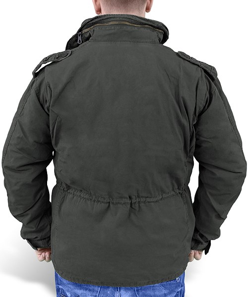 U.S. M65 jacket with liner BLACK REGIMENT SURPLUS 20-2501-03 L-11