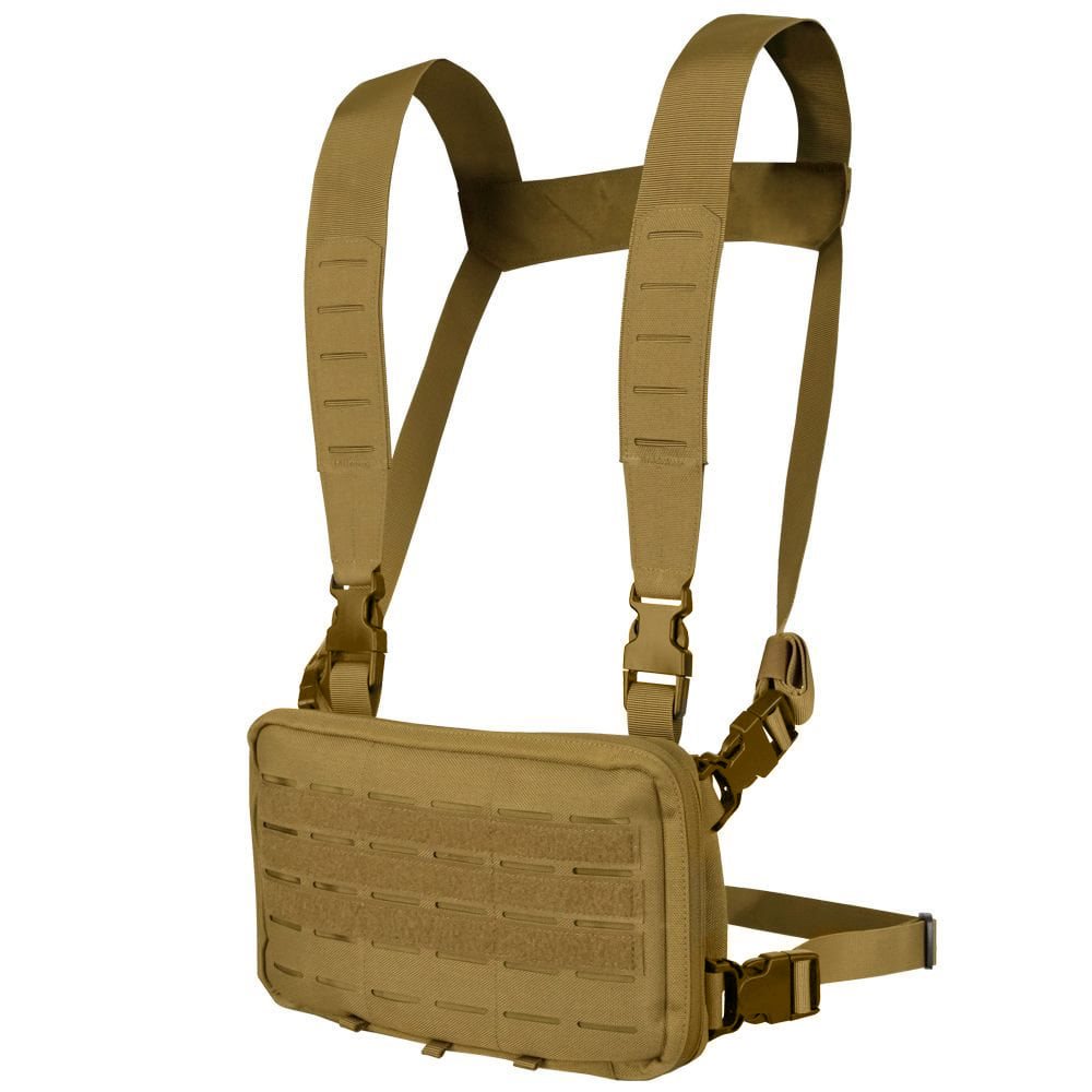 CONDOR OUTDOOR Tactical Vests STOWAWAY CHEST RIG COYOTE | Army surplus ...