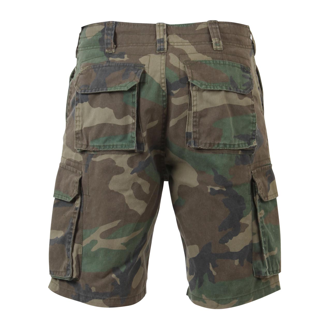 ROTHCO Short pants VINTAGE WOODLAND PARATROOPER | Army surplus MILITARY ...