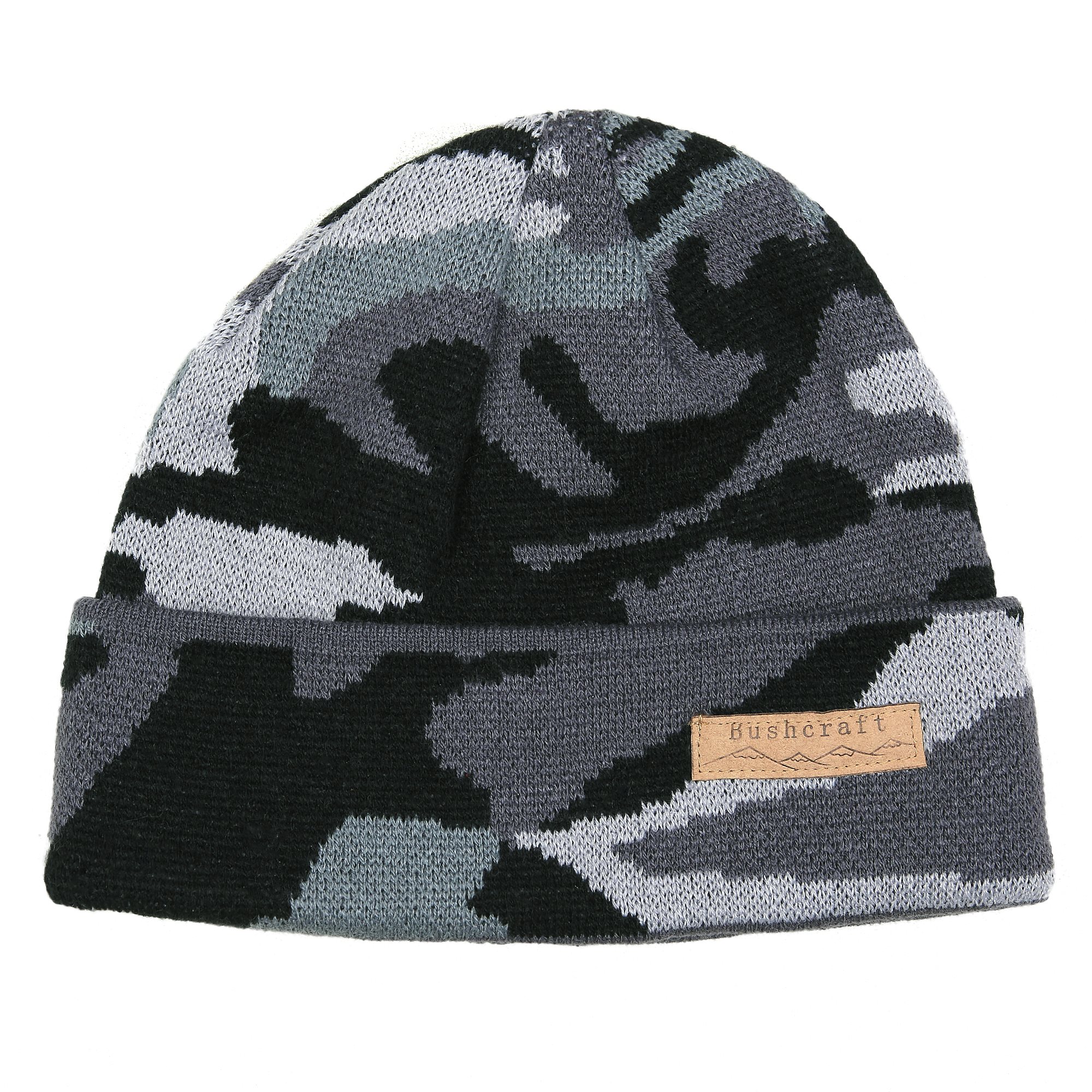 URBAN CAMO BEANIE HAT KNITTED COLD WINTER ARMY MILITARY CAMOUFLAGE 