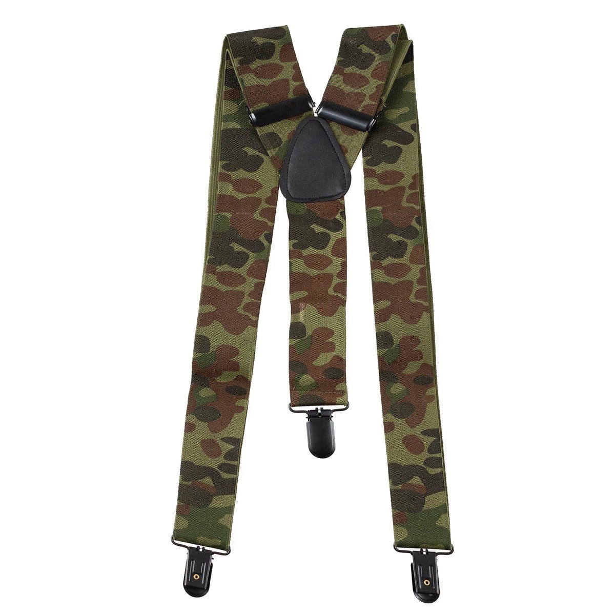 MFH int. comp. Y trouser suspenders with clips Flecktarn