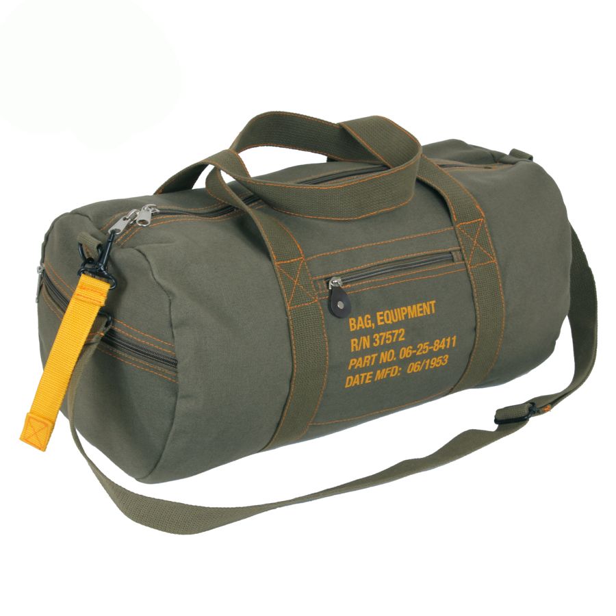 ROTHCO canvas Equipment Bag OLIV DRAB MILITARY RANGE