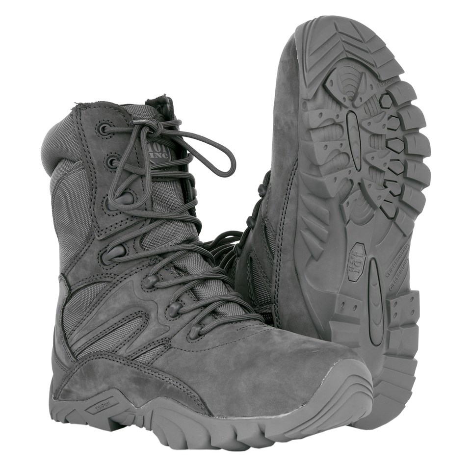 101INC Tactical Boots COMBAT RECON WOLF GREY | Army surplus MILITARY RANGE
