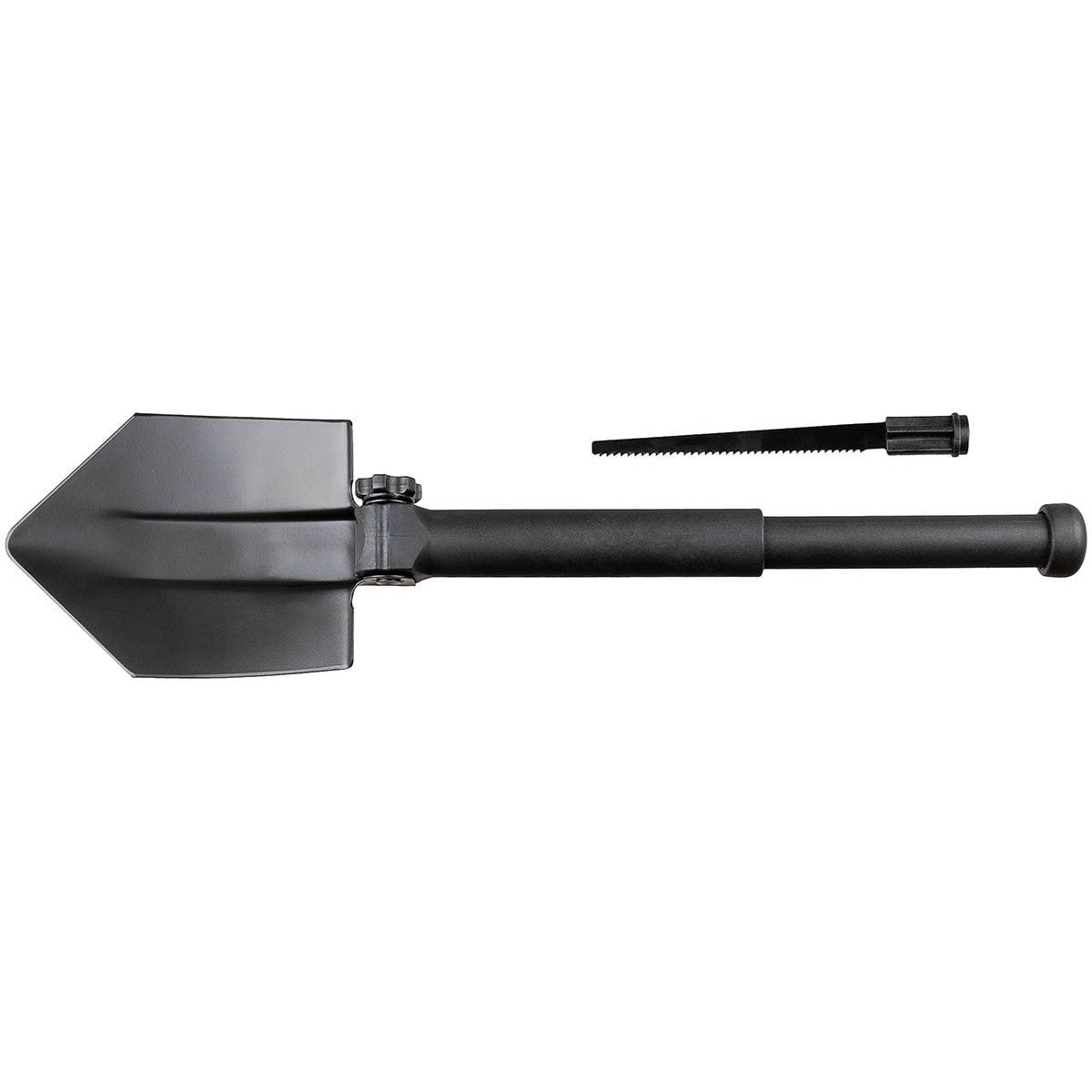 Folding Shovel, Telescopic Handle BLACK MFH int. comp. 27026 L-11