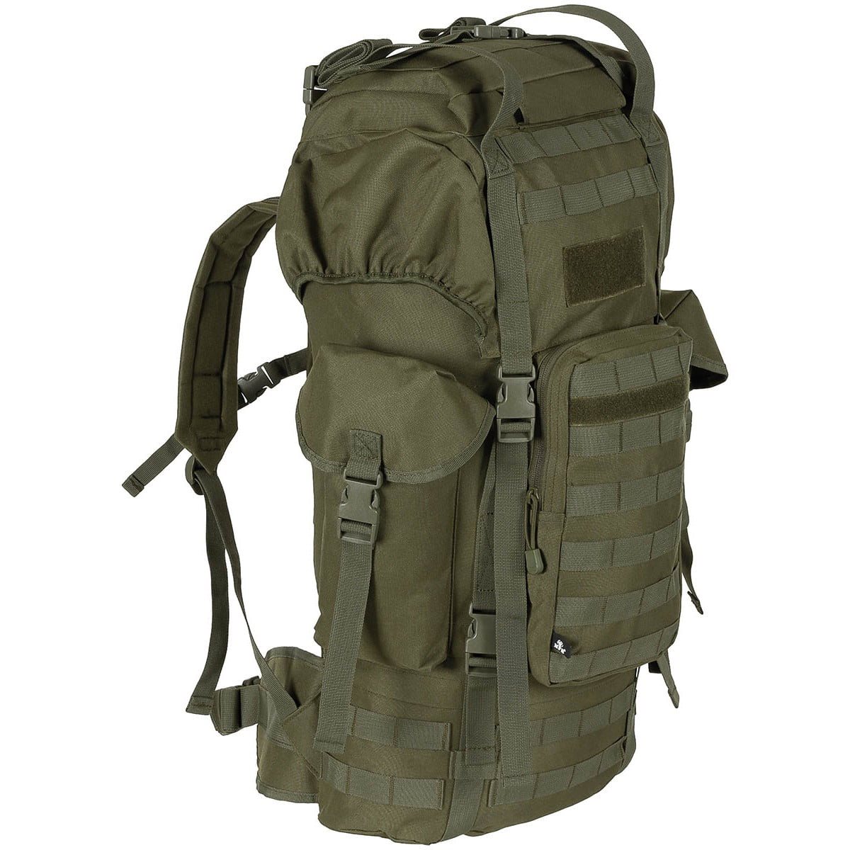 MFH combat backpack MOLLE 65 l padded ALU reinforcement OLIVE