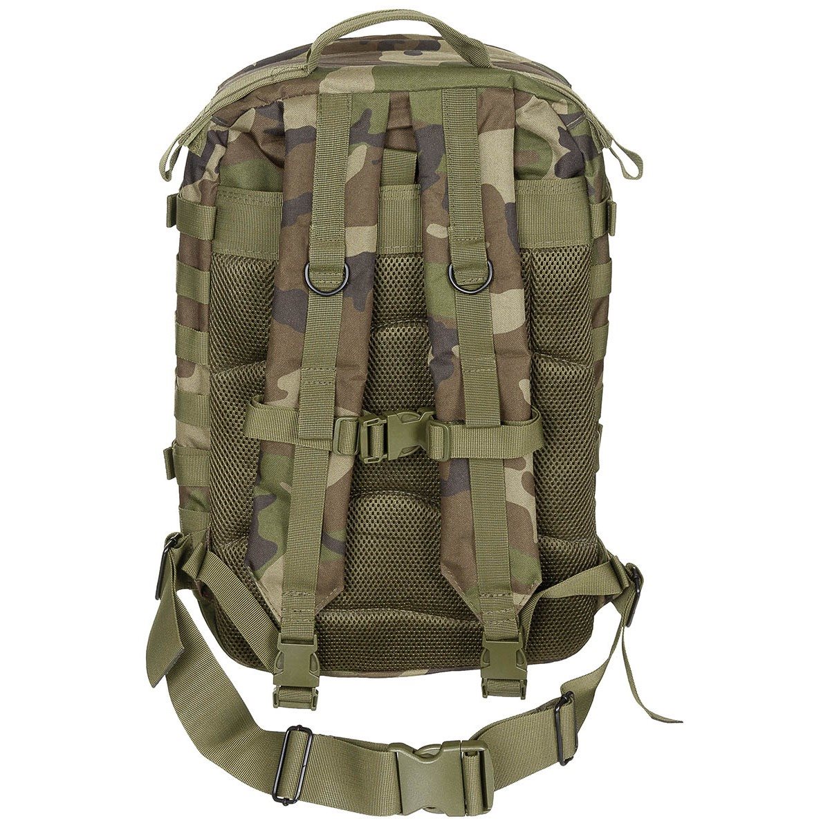 Backpack ASSAULT II WOODLAND MFH int. comp. 30343T L-11