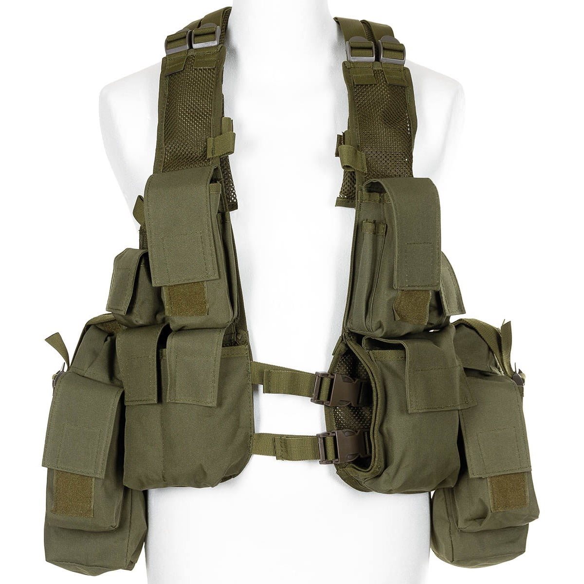 MFH int. comp. Tactical vest 12 pockets OLIVE