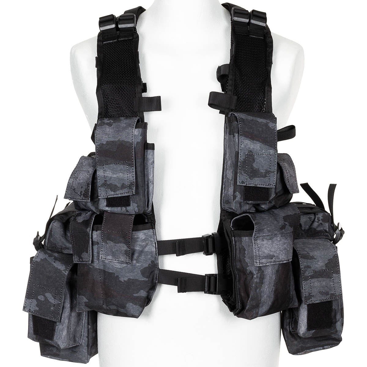 Tactical vest 12 pockets HDT CAMO LE MFH int. comp. 30993H L-11