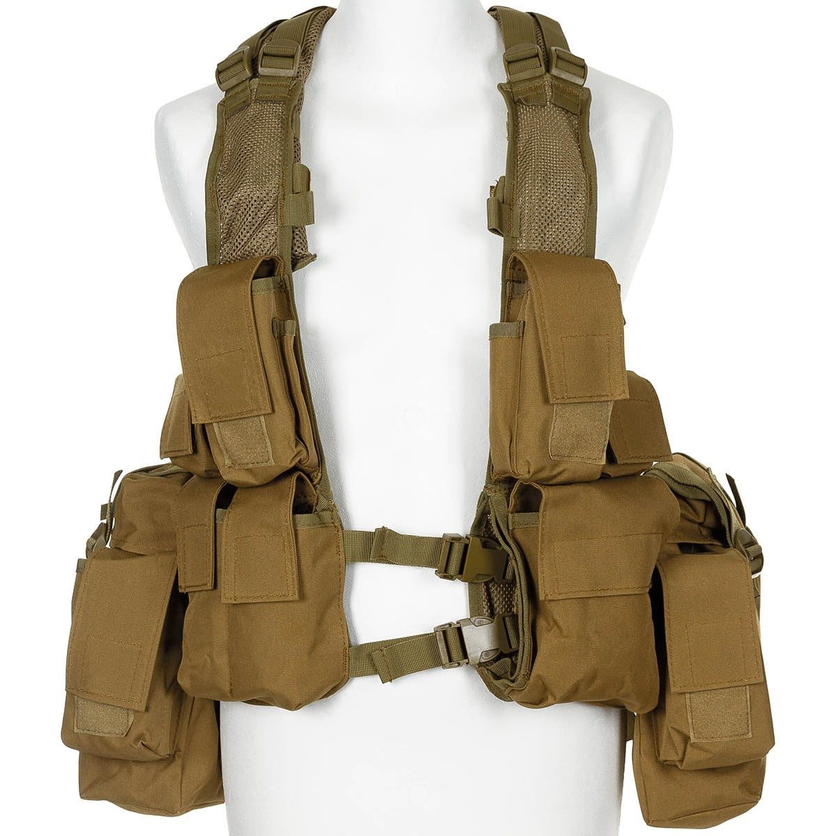 MFH Gilet Tactique Militaire Excursions Camping Laser Ressorts Coyote