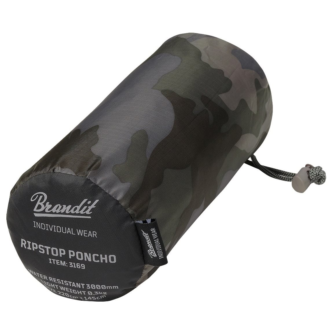 Rip-Stop Poncho DARK CAMO BRANDIT 3169-4 L-11