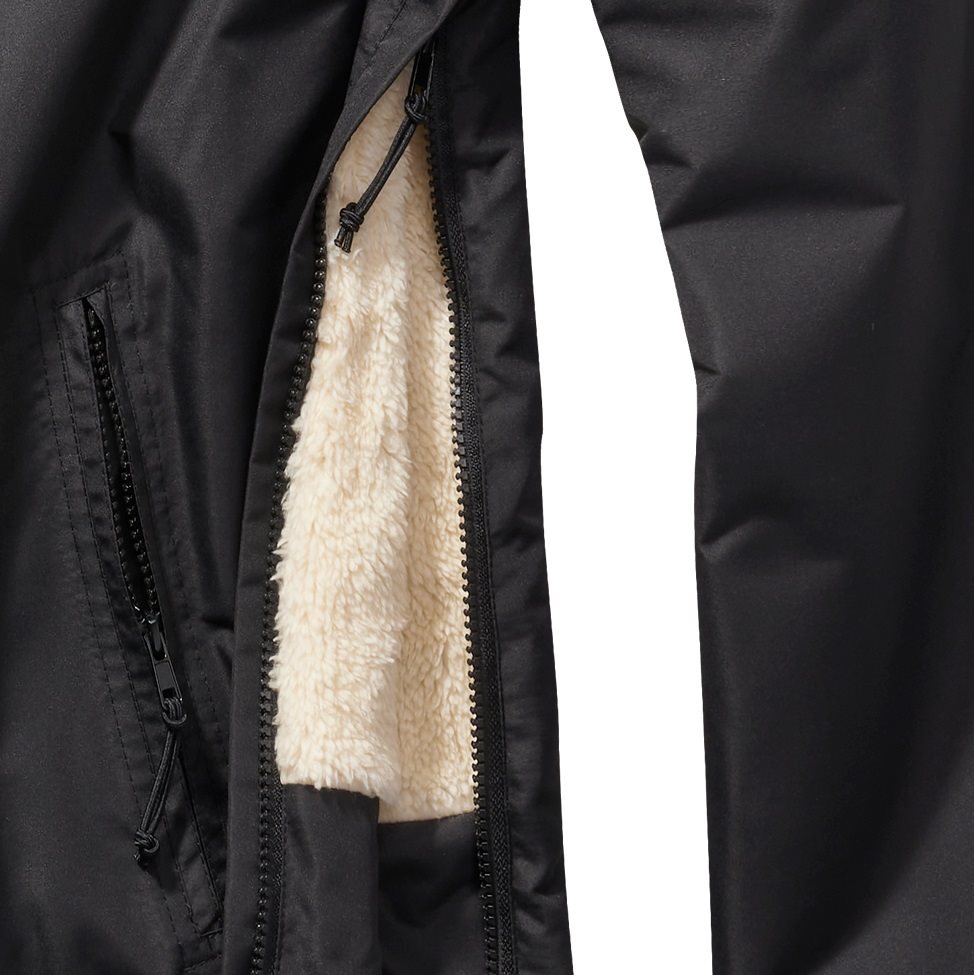 Jacket WINDBREAKER SHERPA BLACK BRANDIT 3173-2 L-11