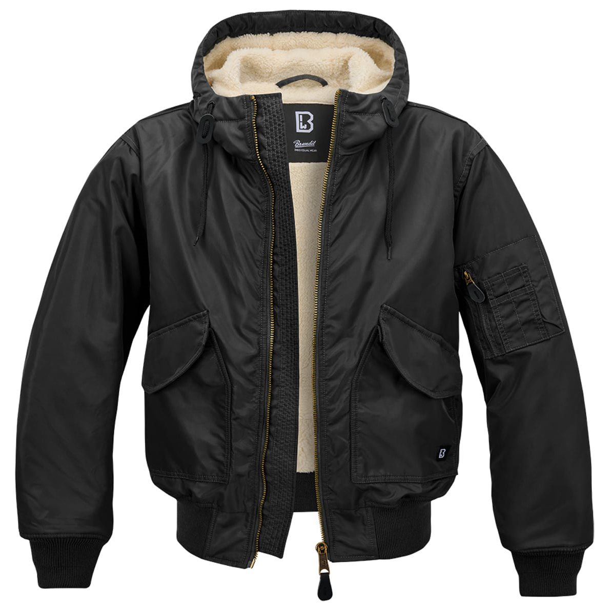 CWU Jacket hooded BLACK BRANDIT 3188-2 L-11