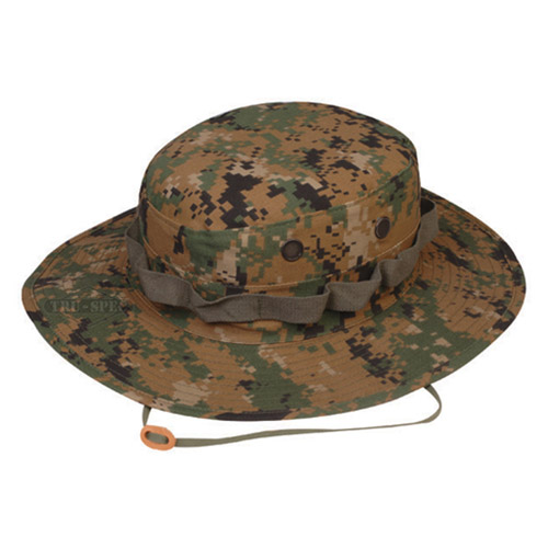 TRU-SPEC Boonie hat wide brim DIGITAL WOODLAND | Army surplus MILITARY ...