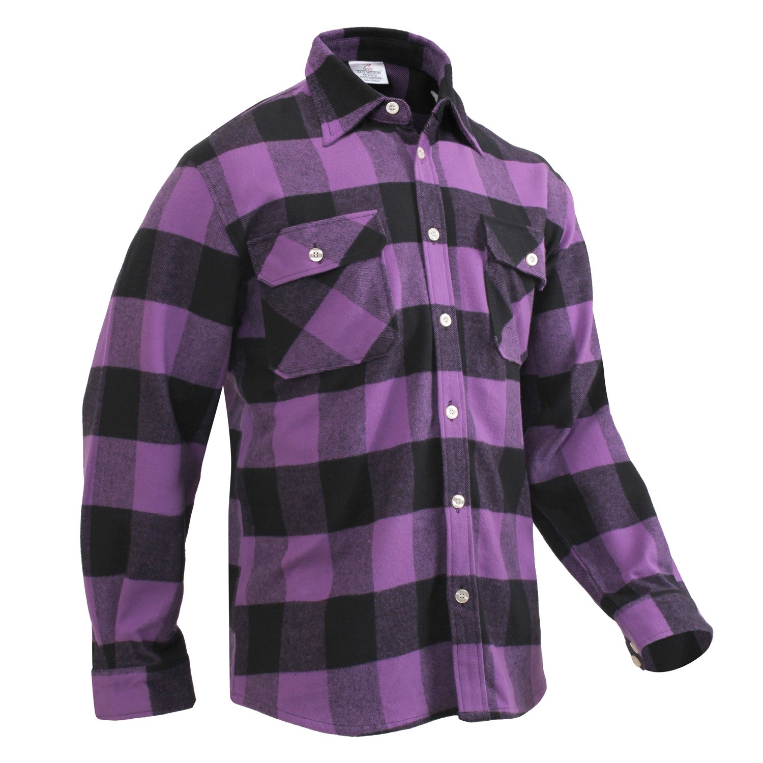 Lumberjack plaid shirt FLANNEL PURPLE PLAID ROTHCO 3989 L-11