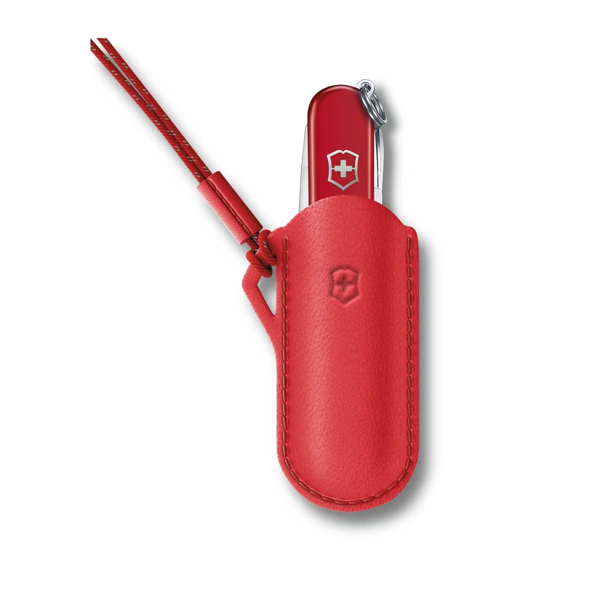 Leather Pouch RED VICTORINOX 4.0670 L-11