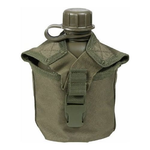 Details about   Olive drab green Rothco belt attachment enhanced nylon 1qt canteen COVER ONLY 