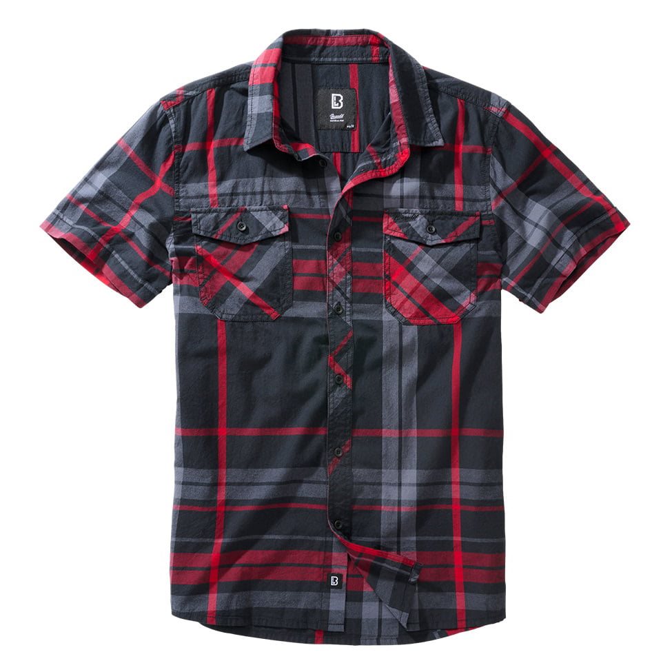 Roadstar shirt 1/2 sleeve ANTHRACITE/RED BRANDIT 4012-240 L-11