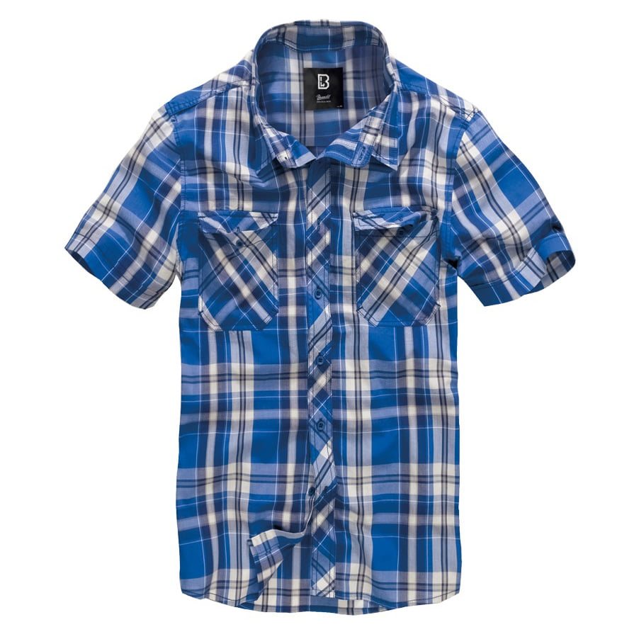 Roadstar shirt 1/2 sleeve BLUE BRANDIT 4012-53 L-11