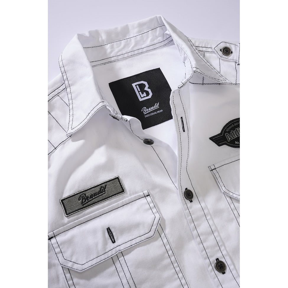 Luis Vintageshirt WHITE BRANDIT 4023-7 L-11