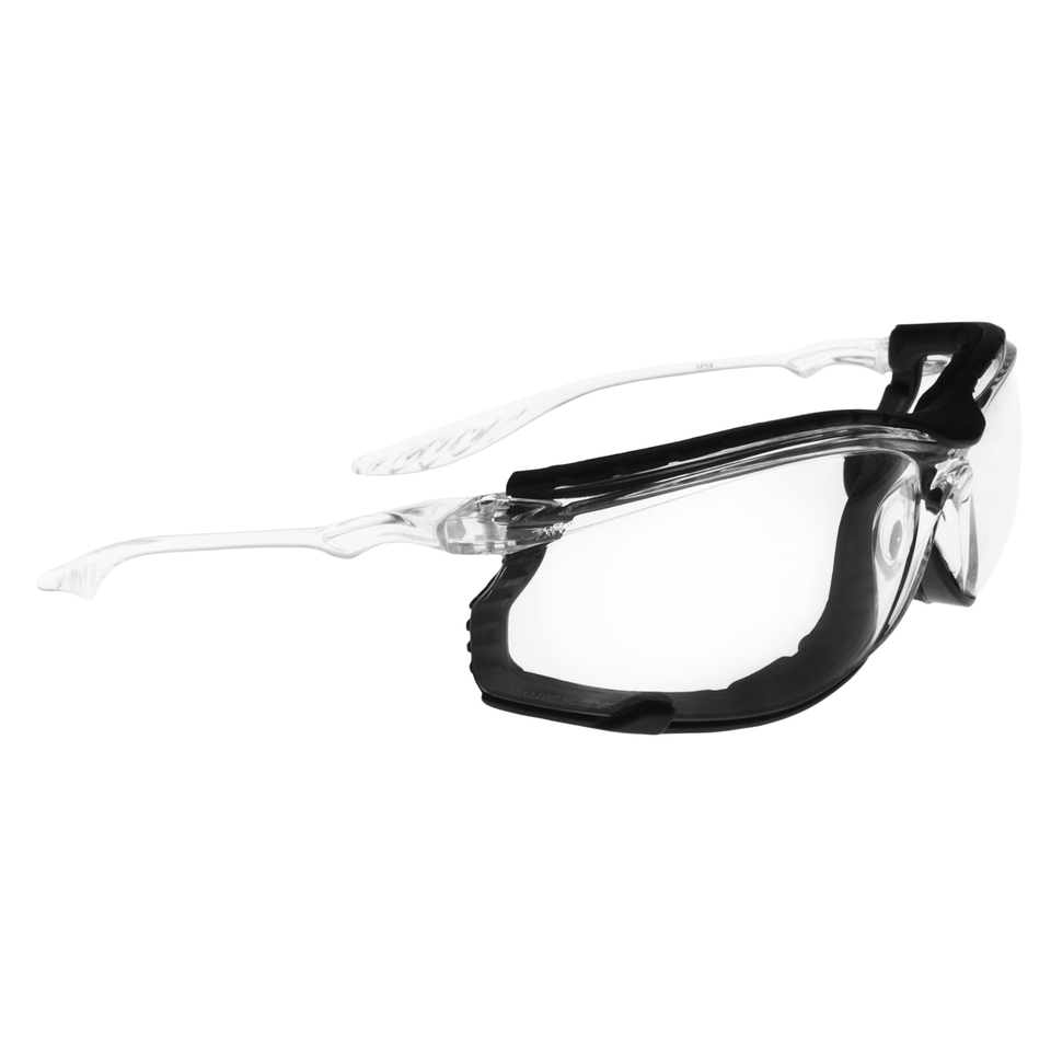 Safety Goggles Airsoft Army Military New Clear Swiss Eye 'Sandstorm' Glasses 