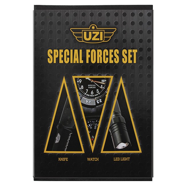 Set UZI SPECIAL FORCES watch, knife, flashlight UZI UZI-SFS-1 L-11