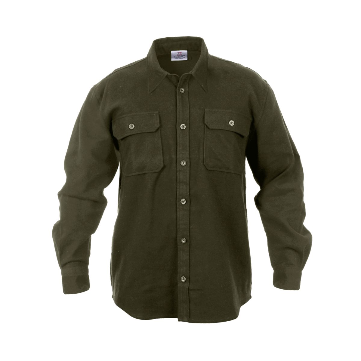 Lumberjack plaid shirt FLANNEL OLIVE ROTHCO 4669 L-11