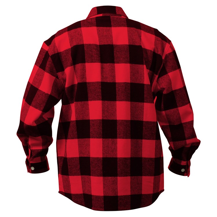 Lumberjack plaid shirt RED FLANNEL ROTHCO 4739RED L-11