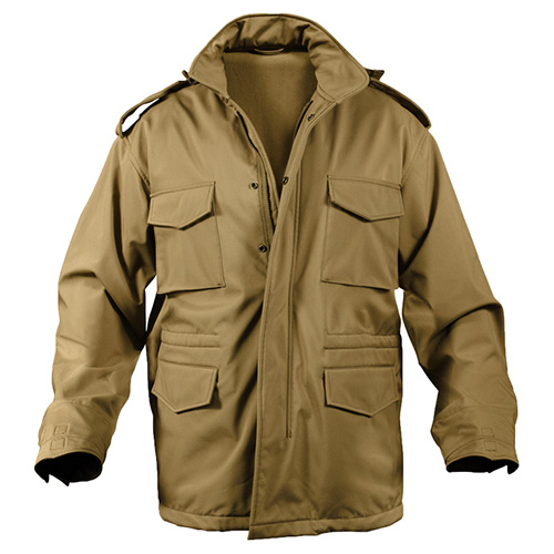 Jacket U.S. M65 SOFT SHELL COYOTE ROTHCO 5244 L-11