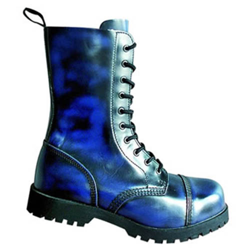 Shoes BOOTS & BRACES 10 pinhole BLUE Boots & Braces 601301BLAU L-11