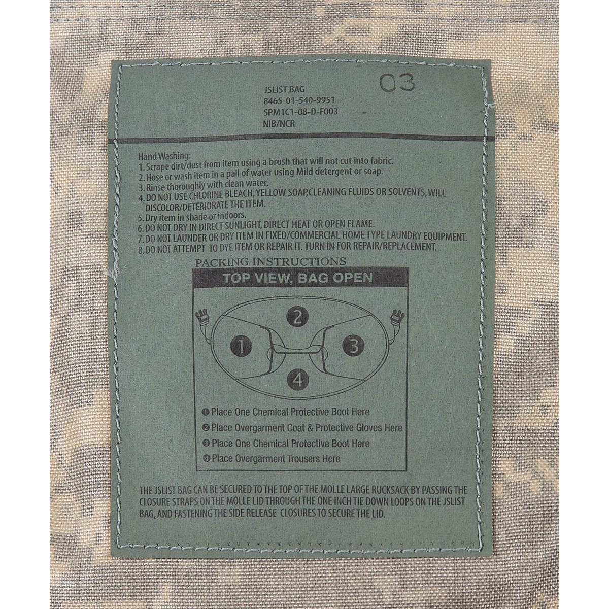 Jslist Size Measure Backpack JSLIST US original AT digital like new | MILITARY RANGE