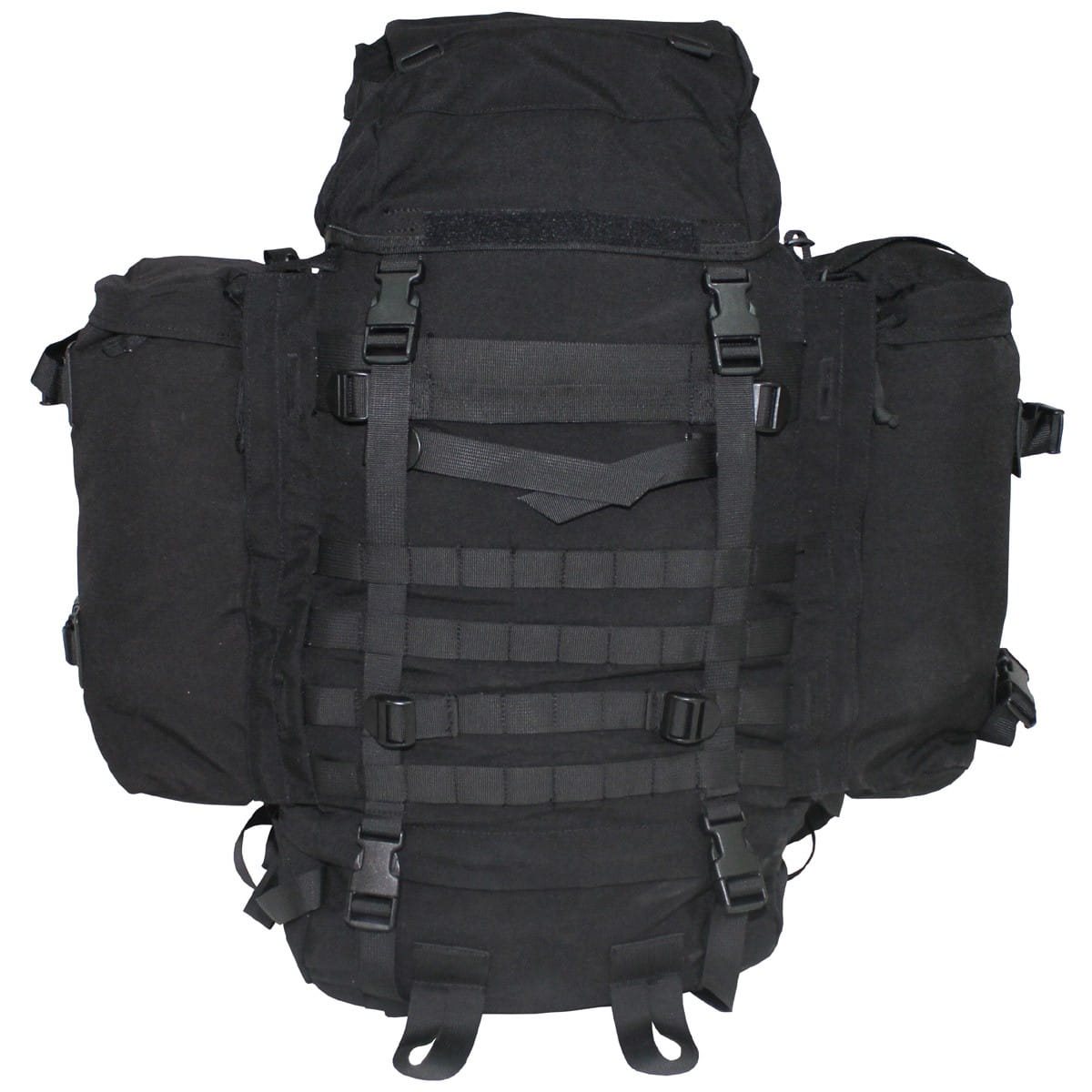 Dutch Backpack Dutch backpack MODULAR BLACK with side pockets used | MILITARY RANGE