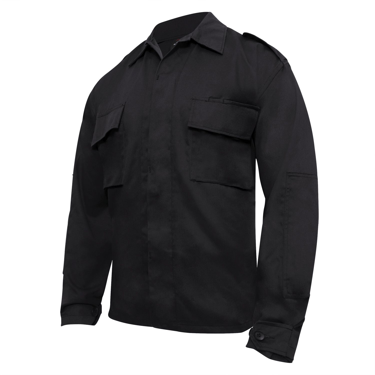 Tactical BDU shirt long sleeve BLACK ROTHCO 6350 L-11