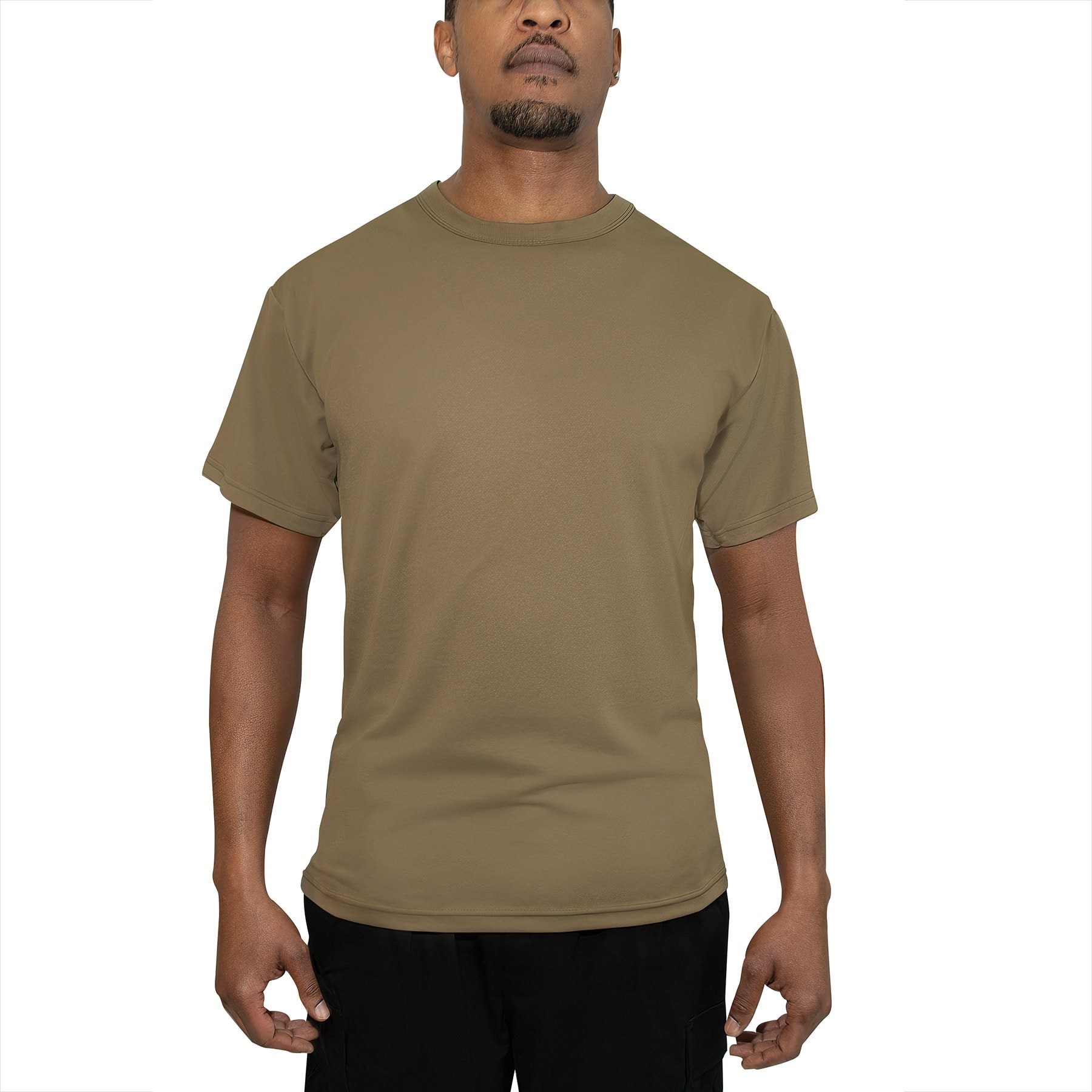 ROTHCO Quick Dry Moisture Wick T-shirt BROWN