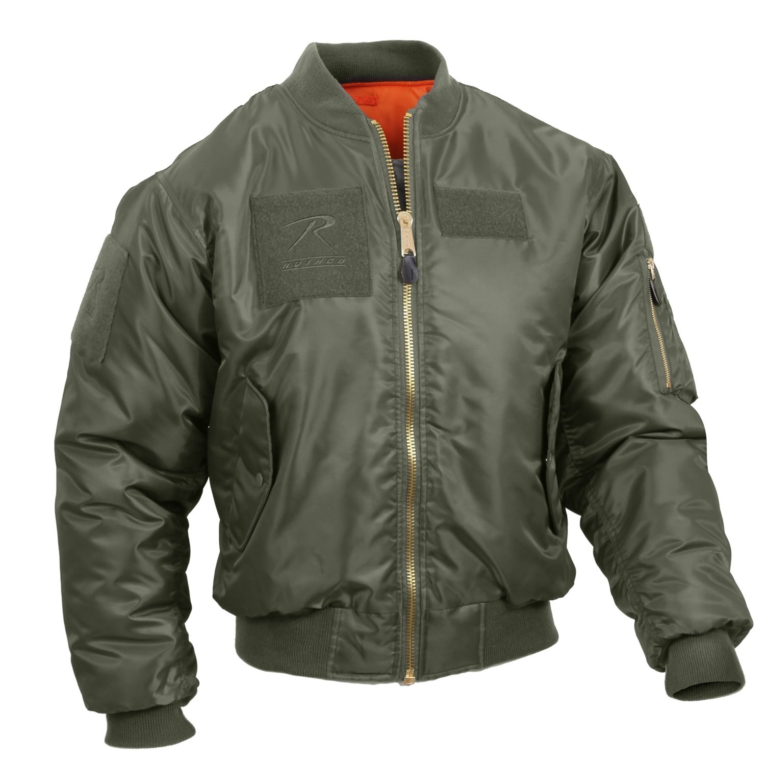 Jacket with patches MA1 FLIGHT SAGE GREEN
