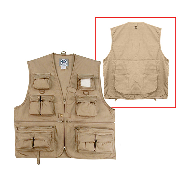 ROTHCO vest UNCLE MILTY KHAKI | Army surplus MILITARY RANGE