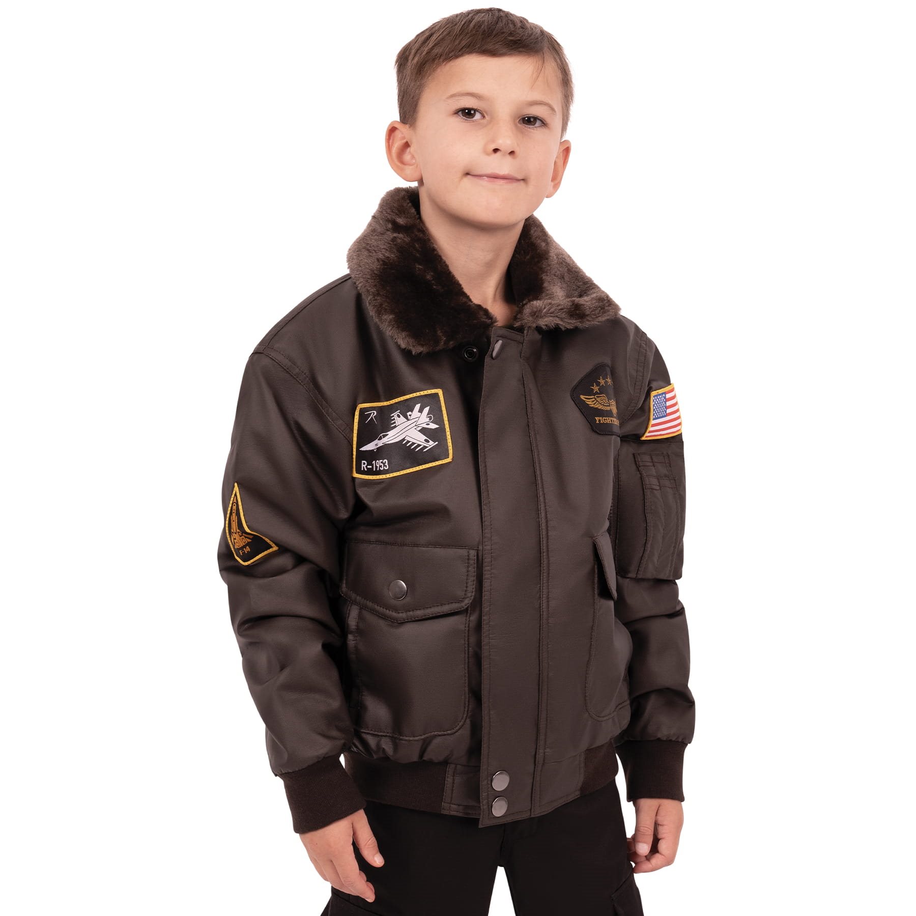 Baby jacket WWII AVIATOR FLIGHT BLACK