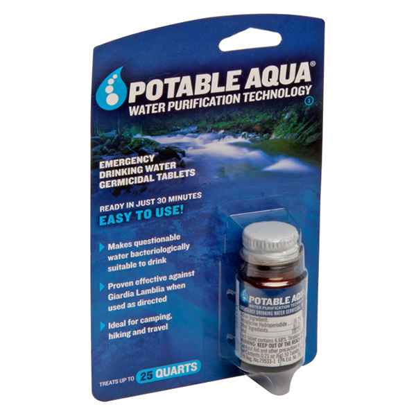 Potable Aqua Water Purification Tablets POTABLE AQUA D2301D L-11