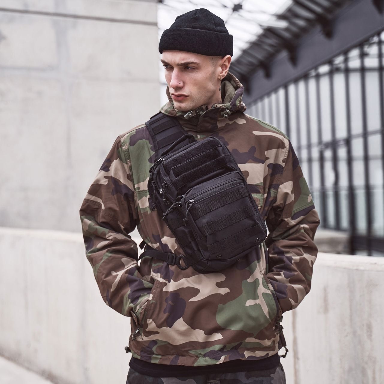 Brandit Molle Multi Medium Pouzdro, Olivové